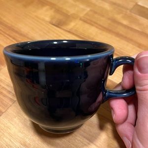 Fiesta tea cup. Dark blue.